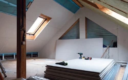 Sucha zabudowa na poddaszu